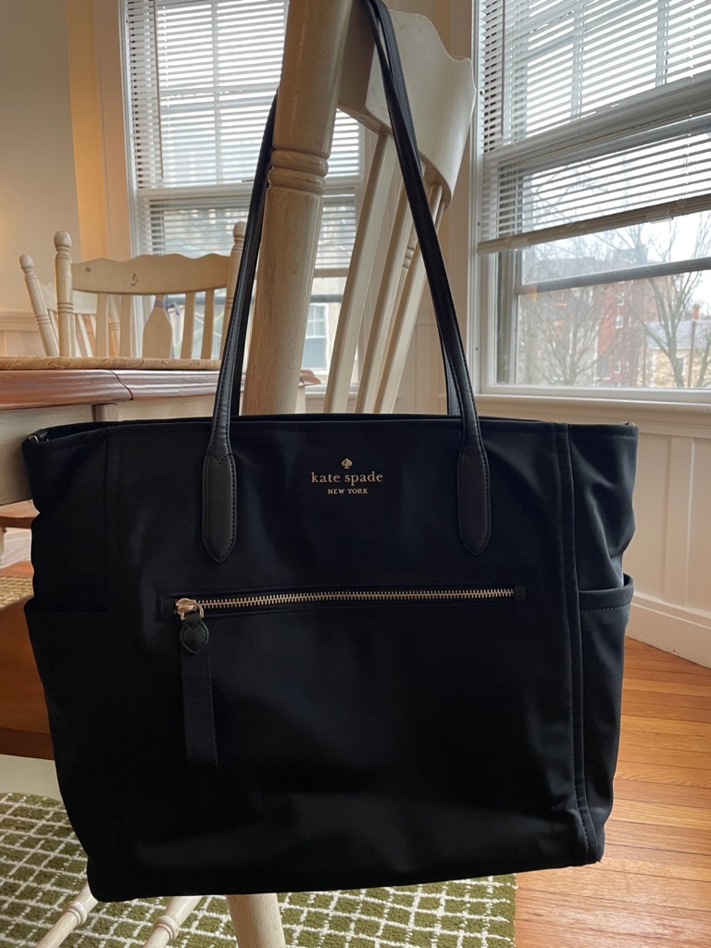 Kate Spade Black Nylon Tote - Picture 2 of 5